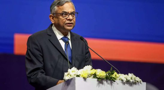 Tata Group Was der Chef der Tata Group N Chandrasekaran