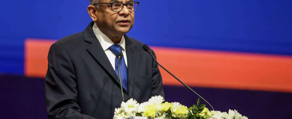 Tata Group Was der Chef der Tata Group N Chandrasekaran