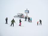 Verzoegerungen auf oesterreichischen Strassen zum Wintersportgebiet anderswo ist der Andrang