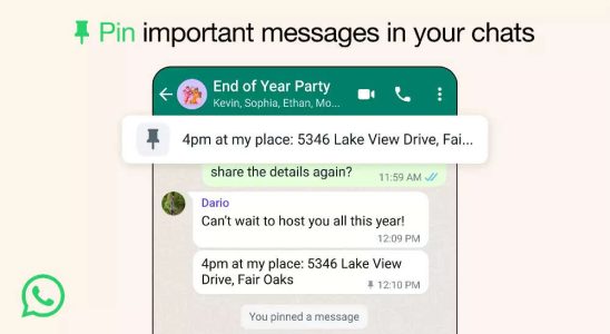 WhatsApp So pinnen Sie Nachrichten in persoenlichen Gruppenchats auf WhatsApp