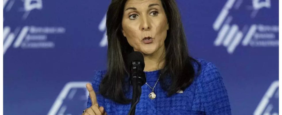 „Moralische Klarheit Wie Nikki Haley es mit Trump und DeSantis