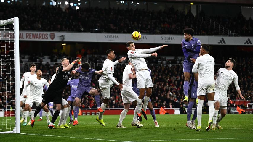 1704658928 747 Gakpo und Gravenberch gewinnen FA Cup Spitzenspiel bei Arsenal mit Liverpool