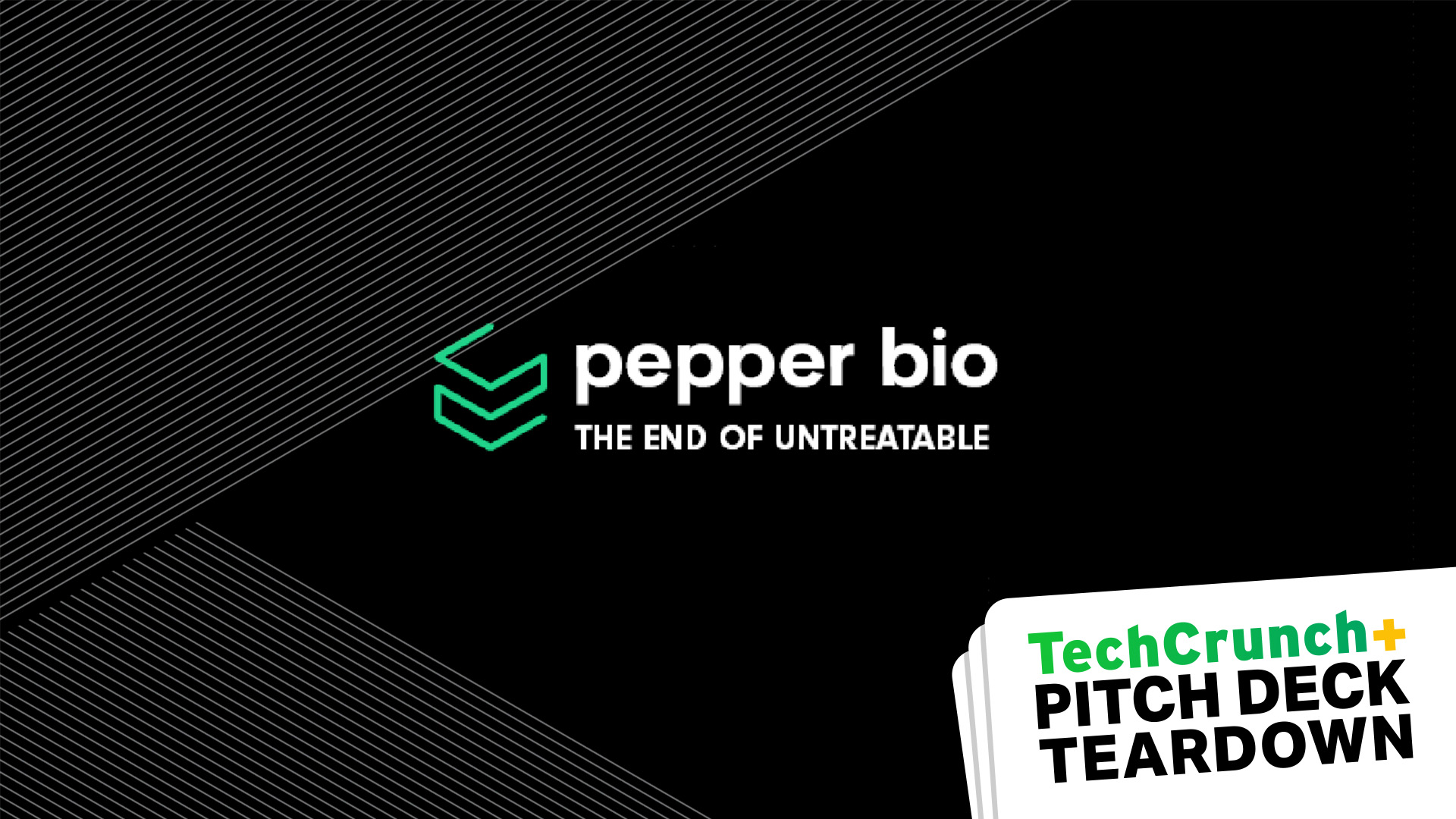 Pepper Bio Pitch-Folie mit Pepper Bio-Logo