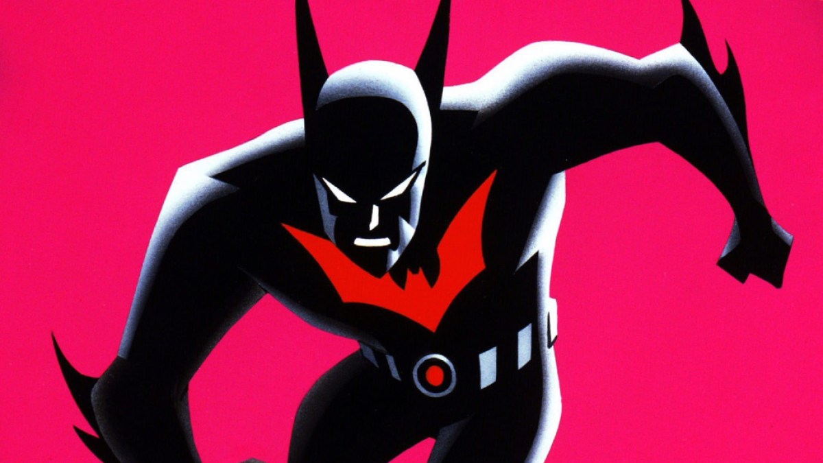 Ausgeschnittenes Werbe-Artwork für Batman Beyond