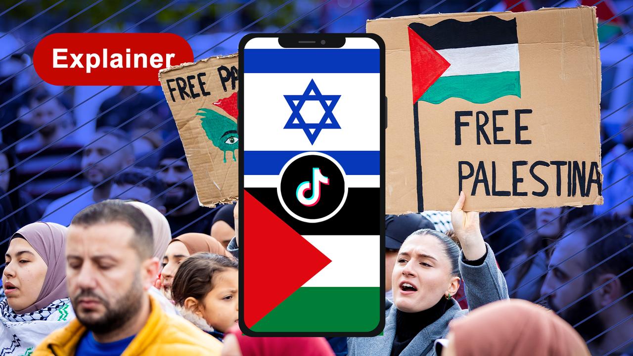 Beeld uit video: Zo zorgt TikTok voor een eenzijdige blik op de oorlog in Gaza