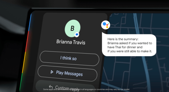 Android Auto erhaelt neue KI gestuetzte Funktionen einschliesslich vorgeschlagener Antworten und