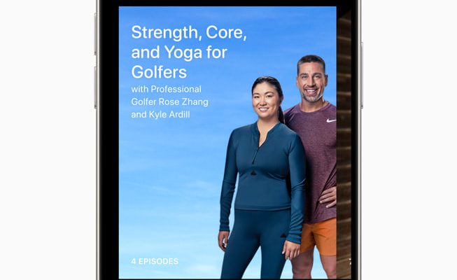 Apple Fitness stellt Klangmeditation ein Trainingsprogramm fuer Golfer und mehr