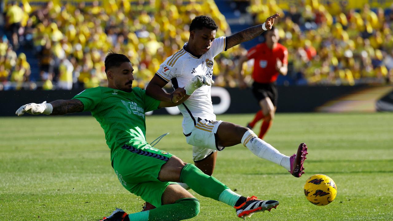 Beeld uit video: Rodrygo deelt tik uit aan Las Palmas-doelman