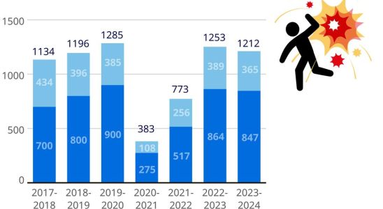 Besorgniserregender Trend Deutlich mehr Jugendliche gehen wegen schweren illegalen Feuerwerks