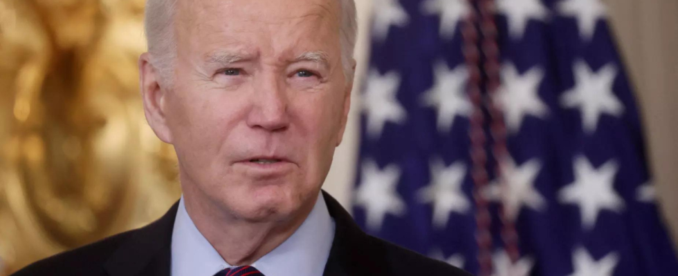 Biden Die USA uebermittelten dem Iran eine private Nachricht ueber