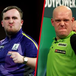 Darts Phaenomen Littler gewinnt erstes Spiel nach der Weltmeisterschaft Van Gerwen