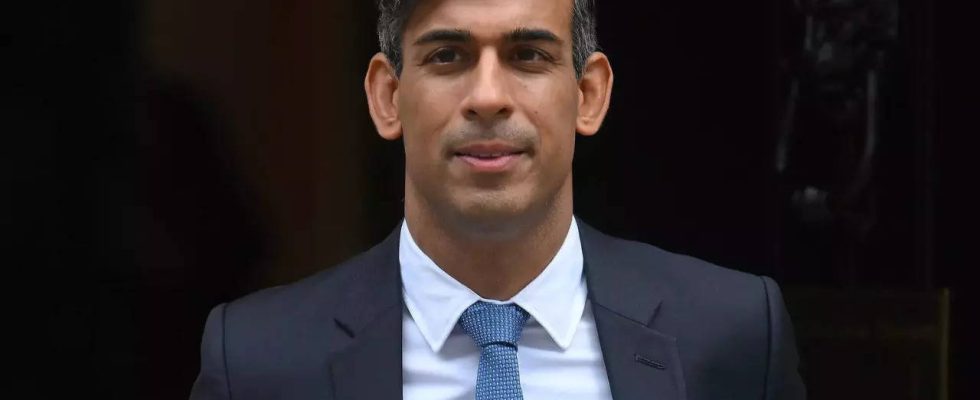 Der britische Premierminister Rishi Sunak sagt Streiks gegen Huthis seien