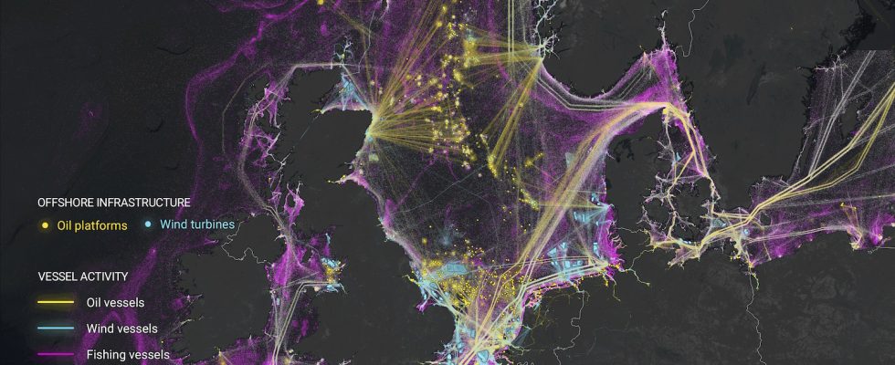 Die Analyse von Satellitenbildern zeigt das immense Ausmass der dunklen