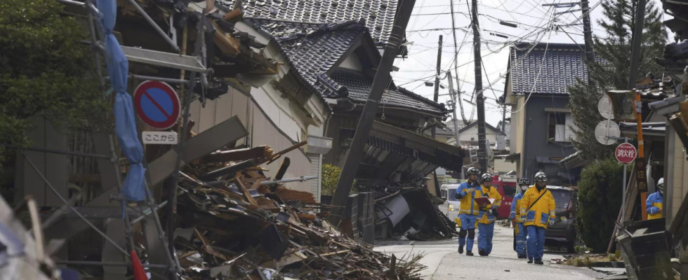 Die Zahl der Beben in Japan liegt bei 161 da