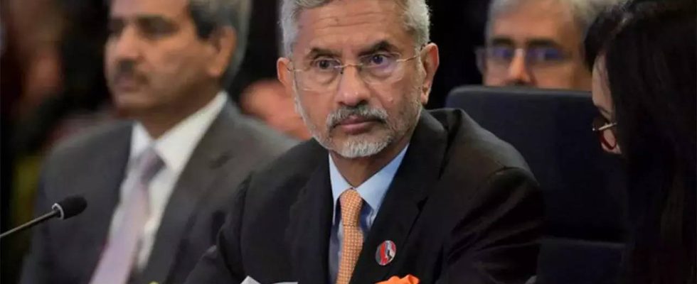 EAM Jaishankar Indien leistet in einem Monat so viele bargeldlose