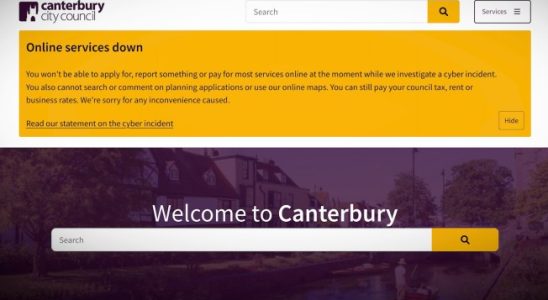Ein Cyberangriff auf britische Kommunen fuehrt zu Online Stoerungen