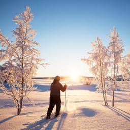 Extreme Kaelte in Skandinavien Neuer Regionalrekord in Lappland mit 436