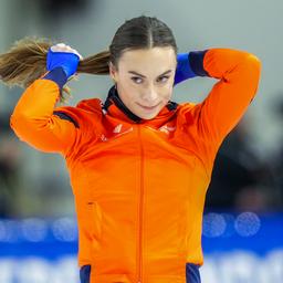 Femke Kok lernt eine wichtige Lektion fuer die Weltmeisterschaft „Man