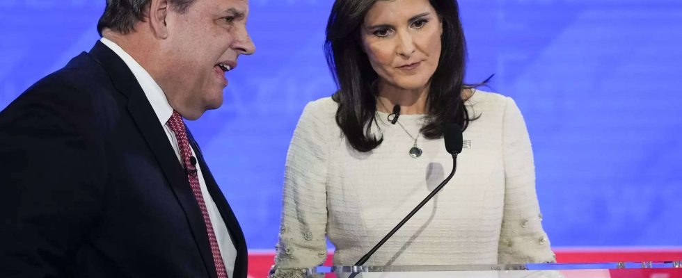 Heisser Mikrofon Moment Nikki Haley wird im Rennen 2024 „geraucht sagt