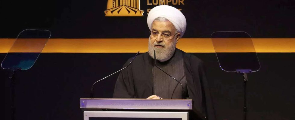 Iran verbietet Ex Praesident Rouhani die Kandidatur fuer die Eliteversammlung