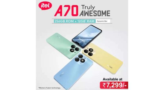 Itel A70 Itel A70 mit bis zu 12 GB RAM