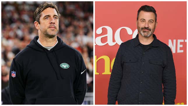 Jimmy Kimmel droht Aaron Rodgers wegen Jeffrey Epsteins Kommentar zu