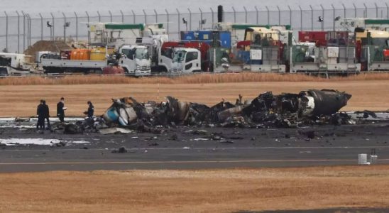 Laut Japan Airlines wurde der Jet vor der Kollision zur