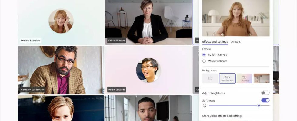 Microsoft fuegt Microsoft Teams Besprechungen neue Audio und Videofunktionen hinzu