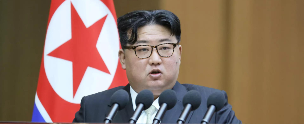 Nordkoreas Machthaber Kim Jong Un fordert Statusaenderung des Suedens und