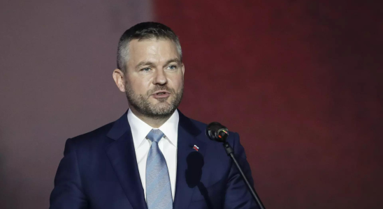 Peter Pellegrini Verbuendeter des slowakischen populistischen Premierministers der fuer das