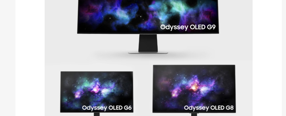 Samsung Samsung bestaetigt die Einfuehrung von drei neuen Odyssey OLED Gaming Monitoren