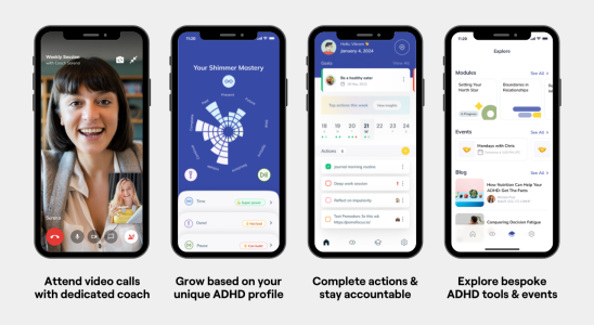 Shimmer eine Plattform fuer 11 personalisiertes ADHS Coaching sammelt 22 Millionen