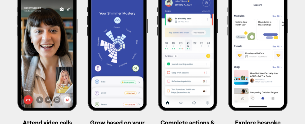 Shimmer eine Plattform fuer 11 personalisiertes ADHS Coaching sammelt 22 Millionen