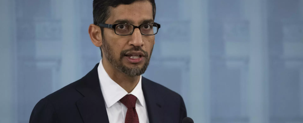 Sundar Pichai CEO von Google bestaetigt im Memo an die