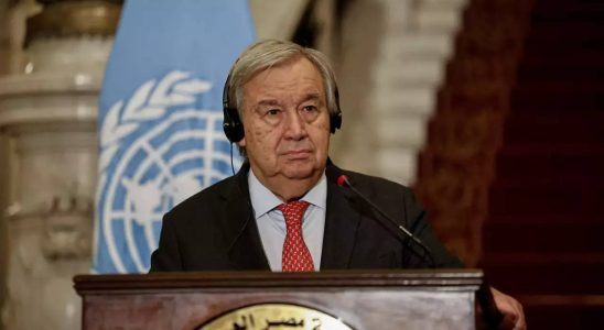 UN bestrafen am „Terror beteiligte Mitarbeiter Guterres