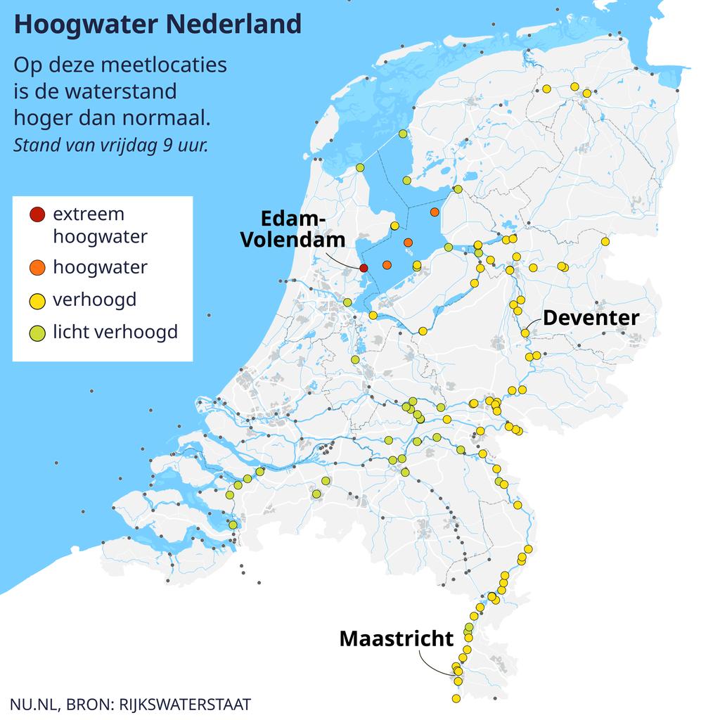 Wasserstand im Markermeer extrem hoch „Tritt alle hundert Jahre ein