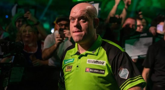 Williams sah beim Einwurf dass Van Gerwen nicht er selbst