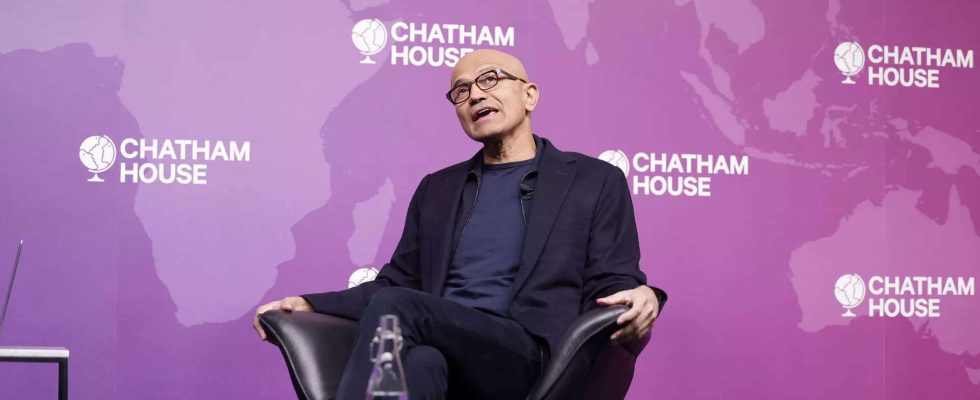 „Es wird Arbeitsplaetze geben Microsoft CEO Satya Nadella darueber wie KI