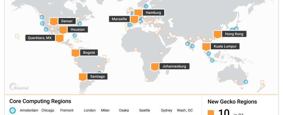 Akamai erweitert seine Edge Computing Plattform um AWS Azure und GCP herauszufordern