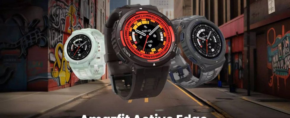 Amazfit Active Edge Seite geht auf Amazon online Was Sie erwartet