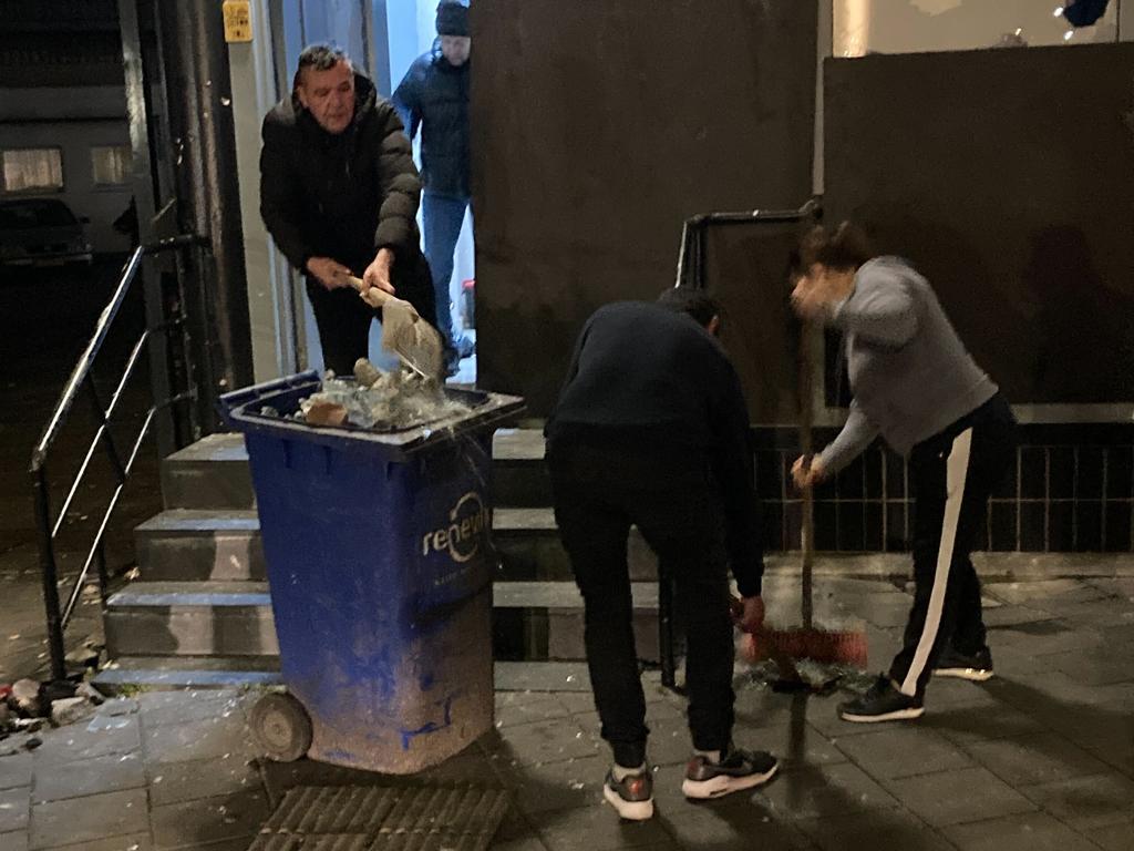 Anwohner ueber „Schlacht in Den Haag „Noch nie etwas so