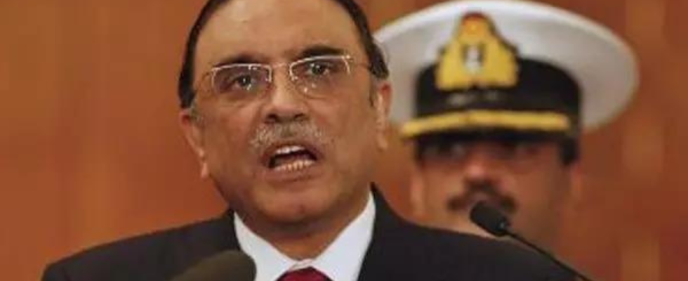 Asif Ali Zardari soll pakistanischer Praesident werden da PPP und