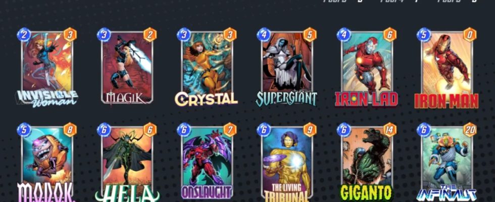 Beste Supergiant Decks in Marvel Snap