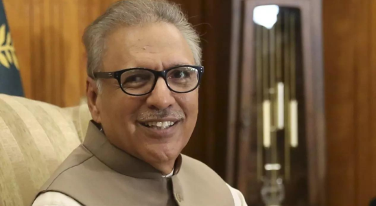 Der pakistanische Praesident Arif Alvi sagte die Buerger haetten bei