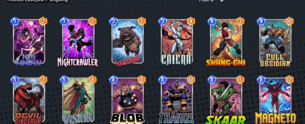 Die besten Cull Obsidian Decks in Marvel Snap