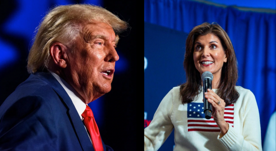 Donald Trump schlaegt Nikki Haley bei den GOP Vorwahlen in South