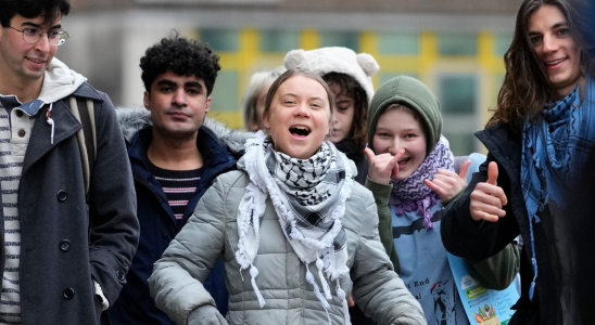 Greta Thunberg schliesst sich den Protesten gegen Oelbohrungen in Suedfrankreich