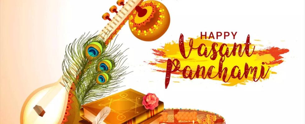 Happy Vasant Panchami 2024 So laden Sie WhatsApp Aufkleber und GIFs