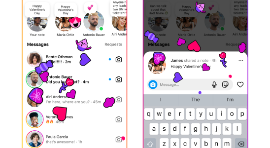 Instagram stellt „versteckte Funktionen zum Valentinstag vor Alle Details