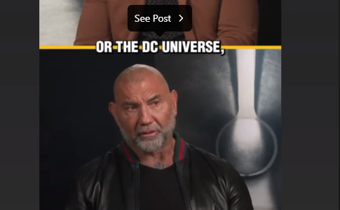 James Gunn moechte dass Sie ihm sagen wen Dave Bautista